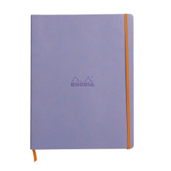 Rhodia Softcover Notebook - A4 - Iris - Lined